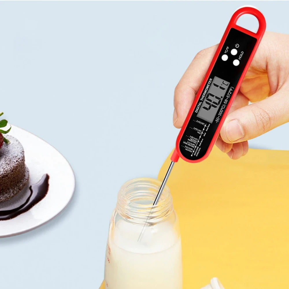 Professional Meat Thermometer Digital, Instant Read With High Accuracy Waterproof & Backlit For Grill, BBQ, Oven, Kitchen